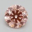 3.00 Ct. Fancy Intense Pink Round Lab Grown Diamond