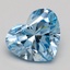 2.50 Ct. Fancy Intense Blue Heart Lab Grown Diamond