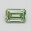 1.06 Ct. Fancy Intense Green Emerald Lab Grown Diamond