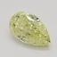 1.51 Ct. Fancy Yellow Pear Diamond