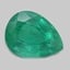 7.9x6.0mm  Green  Pear   Emerald