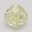 2.02 Ct. Fancy Light Yellow Cushion Diamond