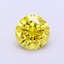 1.01 Ct. Fancy Vivid  Yellow Round Lab Grown Diamond