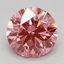 2.59 Ct. Fancy Vivid Pink Round Lab Grown Diamond