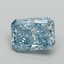 1.33 Ct. Fancy Vivid Blue Radiant Lab Grown Diamond