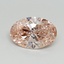 1.24 Ct. Fancy Intense Pink Oval Lab Grown Diamond