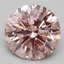 2.01 Ct. Fancy Intense Pink Round Lab Grown Diamond