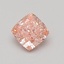0.81 Ct. Fancy Vivid Pink Cushion Lab Grown Diamond