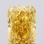 1.31 Ct. Fancy Vivid Yellow Radiant Lab Grown Diamond