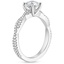 Platinum Petite Luxe Twisted Vine Diamond Ring (1/4 ct. tw.), smallside view