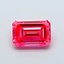 1.19 Ct. Fancy Vivid  Pink Emerald Lab Grown Diamond