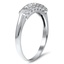 The Cacia Ring, smalltop view on a hand