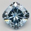 2.59 Ct. Fancy Intense Blue Cushion Lab Grown Diamond
