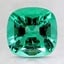 8.2x8.1mm Cushion Colombian Emerald