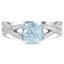 Modern Aquamarine Vintage Ring