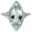 Art Deco Aquamarine Vintage Ring