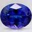 11.8x9.5mm Blue Oval Tanzanite