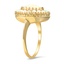 The Sandor Ring, smalltop view on a hand