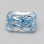 2.10 Ct. Fancy Intense Blue Radiant Lab Grown Diamond