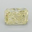 1.06 Ct. Fancy Yellow Radiant Lab Grown Diamond