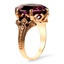 The Thames Ring, smalltop view on a hand