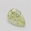 0.95 Ct. Fancy Light Yellow Pear Diamond
