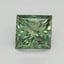 1.10 Ct. Fancy Vivid Pacific Green Princess Lab Grown Diamond
