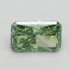 1.53 Ct. Fancy Vivid Pacific Green Radiant Lab Grown Diamond