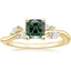18K Yellow Gold Arden Diamond Ring (1/6 ct. tw.), smalltop view