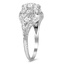 The Cherlyn Ring, smalltop view on a hand