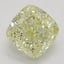 1.24 Ct. Fancy Light Yellow Cushion Diamond