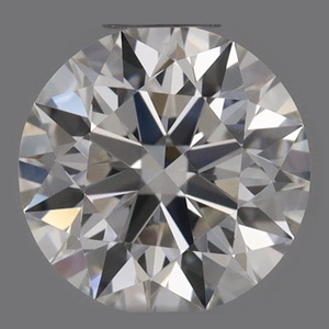 Round diamond — real photo
