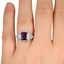 The Venice Ring, smallzoomed in top view on a hand