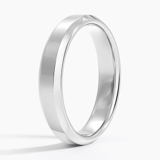 Beveled Edge 4.5mm Wedding Ring