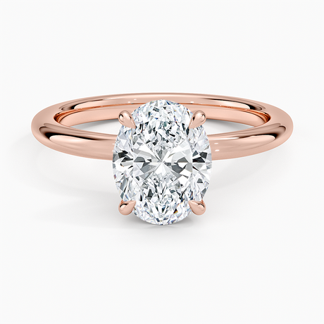 14K Rose Gold Manon Solitaire Ring