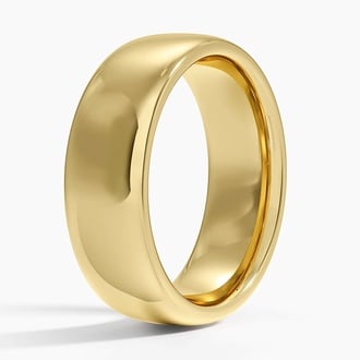 Low Profile 6.5mm Wedding Ring