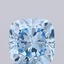 0.74 Ct. Fancy Vivid Blue Cushion Lab Grown Diamond