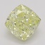 0.81 Ct. Fancy Yellow Cushion Diamond