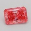 1.07 Ct. Fancy Vivid Pink Radiant Lab Grown Diamond