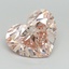 7.24 Ct. Fancy Intense Pink Heart Lab Grown Diamond