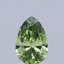 0.33 Ct. Fancy Vivid Green Pear Lab Grown Diamond