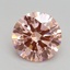 2.13 Ct. Fancy Intense Pink Round Lab Grown Diamond
