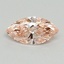 0.45 Ct. Fancy Vivid Pink Marquise Lab Grown Diamond
