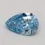 0.50 Ct. Fancy Vivid Blue Pear Lab Grown Diamond