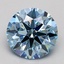1.57 Ct. Fancy Blue Round Lab Grown Diamond