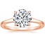 14K Rose Gold Muse Ring, smalltop view