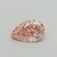 0.37 Ct. Fancy Intense Pink Pear Lab Grown Diamond