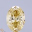 2.40 Ct. Fancy Intense Yellow Oval Lab Grown Diamond