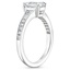 18K White Gold Amalfi Diamond Ring (1/2 ct. tw.), smallside view