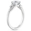 18K White Gold Jasmine Diamond Ring, smallside view